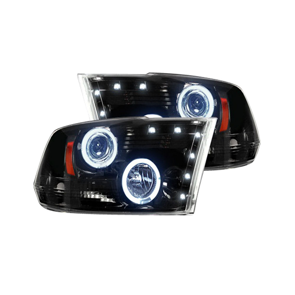 Headlights Projector CCFL (tinted) 09-18 Dodge RAM