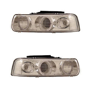 ANZO Chrome Projector Headlights 1999-2006 Chevy Trucks