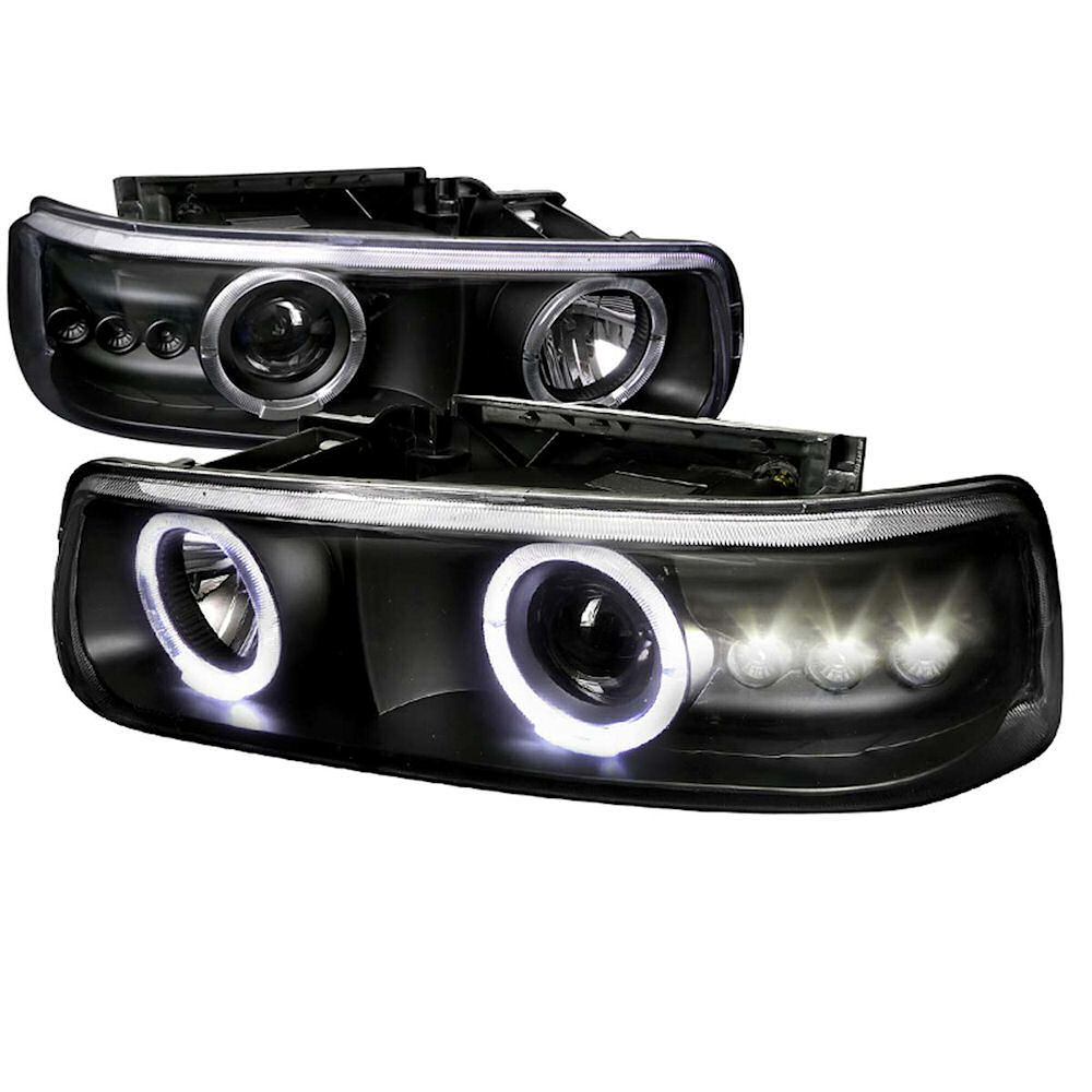 Headlights Projector III (black) 99-06 Chevy Trucks