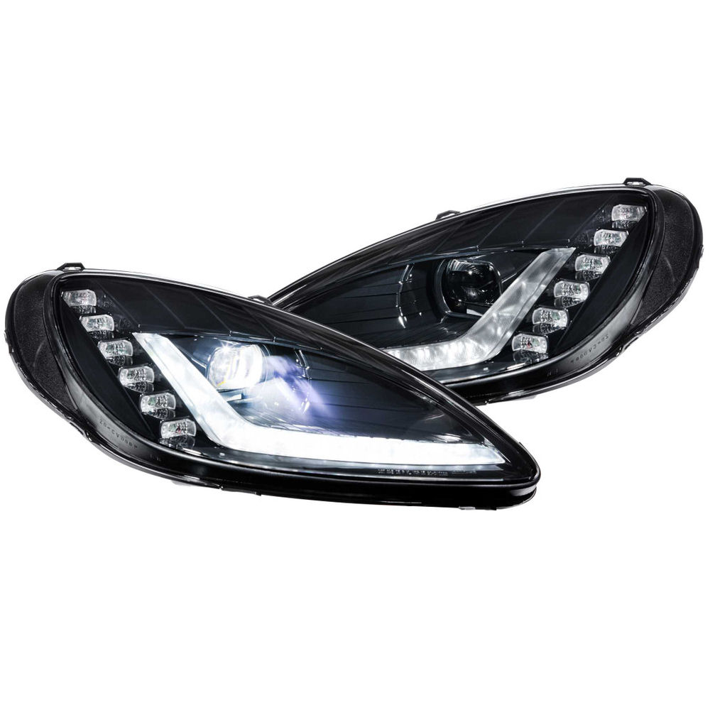 Headlights Projector LED XB (black) 05-13 Chevy Corvette