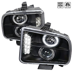 Projector LED/DRL Headlight Set for 2005-2009 Ford Mustang S197