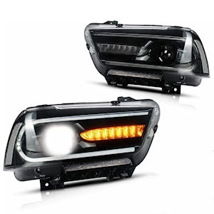 Projector Headlights with LED from VLAND for 2011-2014 Dodge Charger