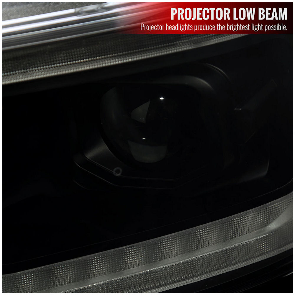 Tinted Projector Headlights with LED LH/RH for 20192022 Dodge RAM 1500