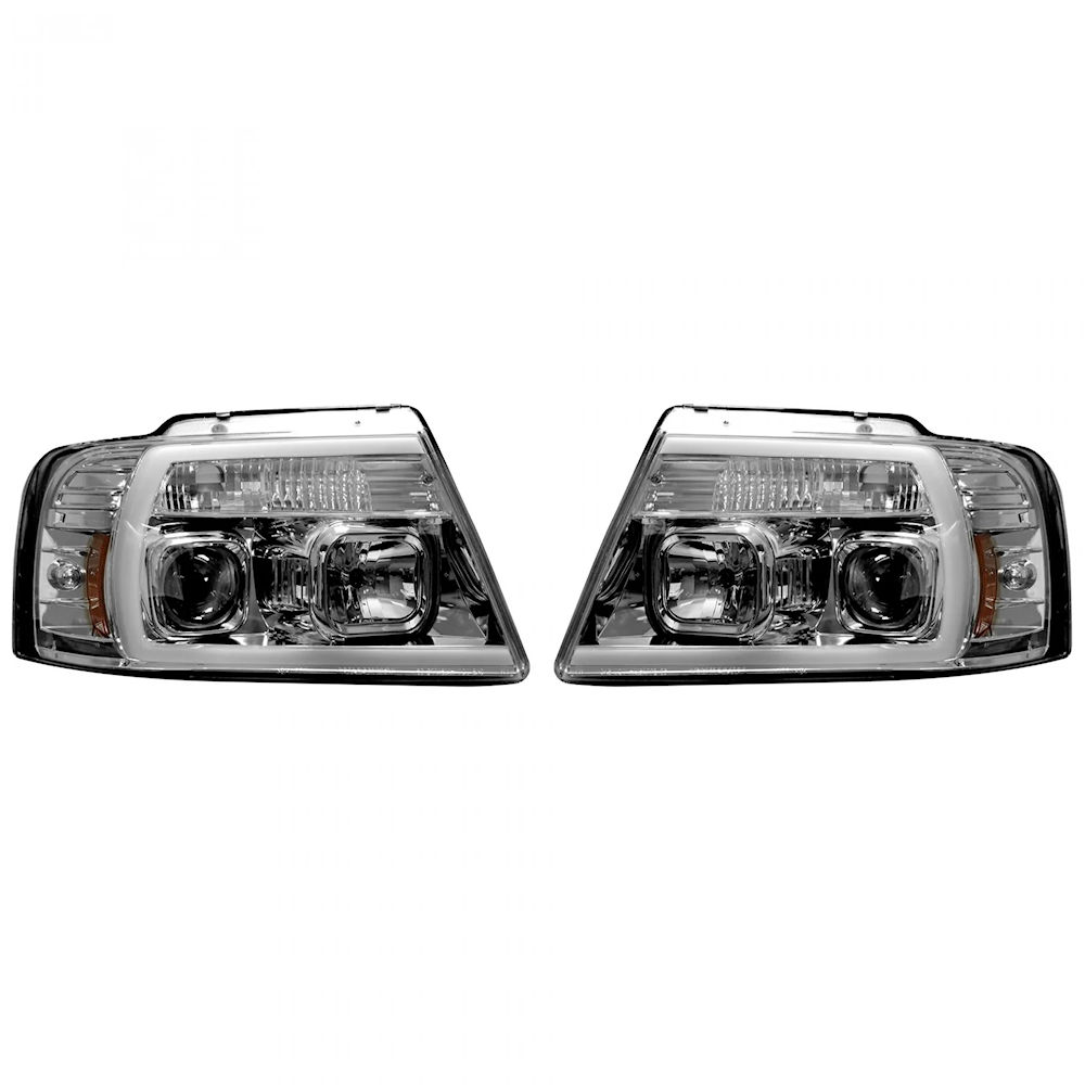 Headlights Projector OLED (Chrome) 04-08 Ford F150