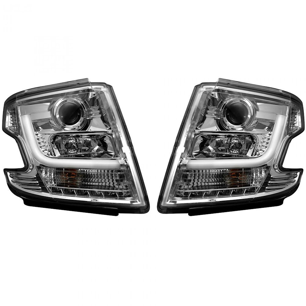 Headlights Projector OLED (Chrome) 15-20 Chevy Tahoe