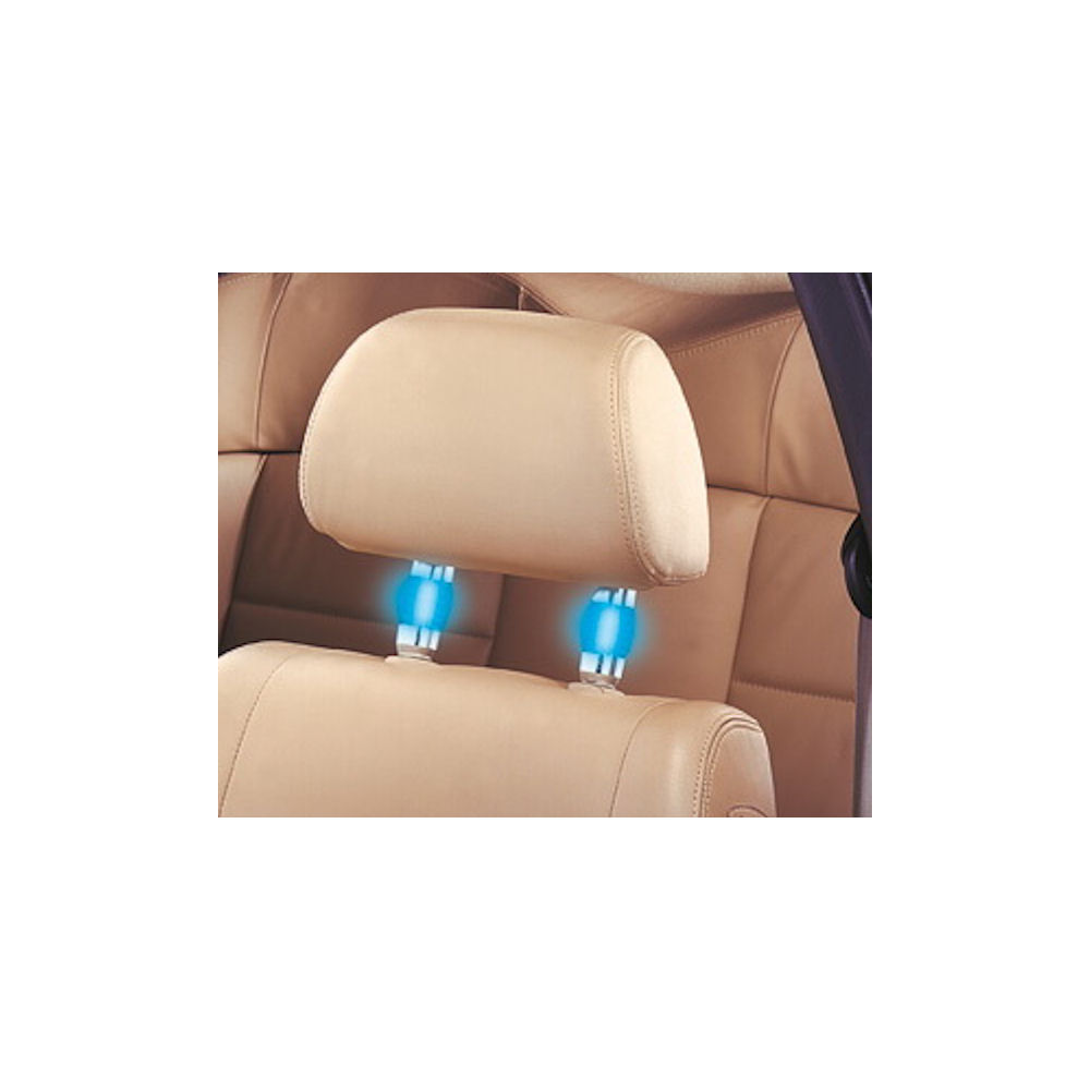 Spiral Springs Chrome Decor for the Headrest Mounts from Foliatec