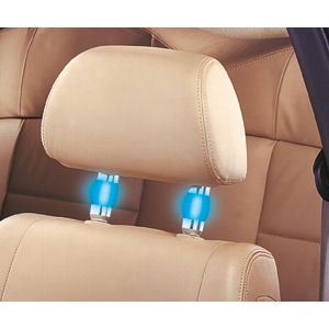 2x Foliatec Spiral Spring Decor for the Headrest Mounts