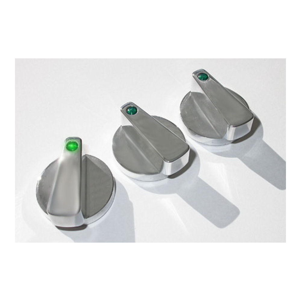 Heater Control Knobs (polished) 05-06 Ford Mustang