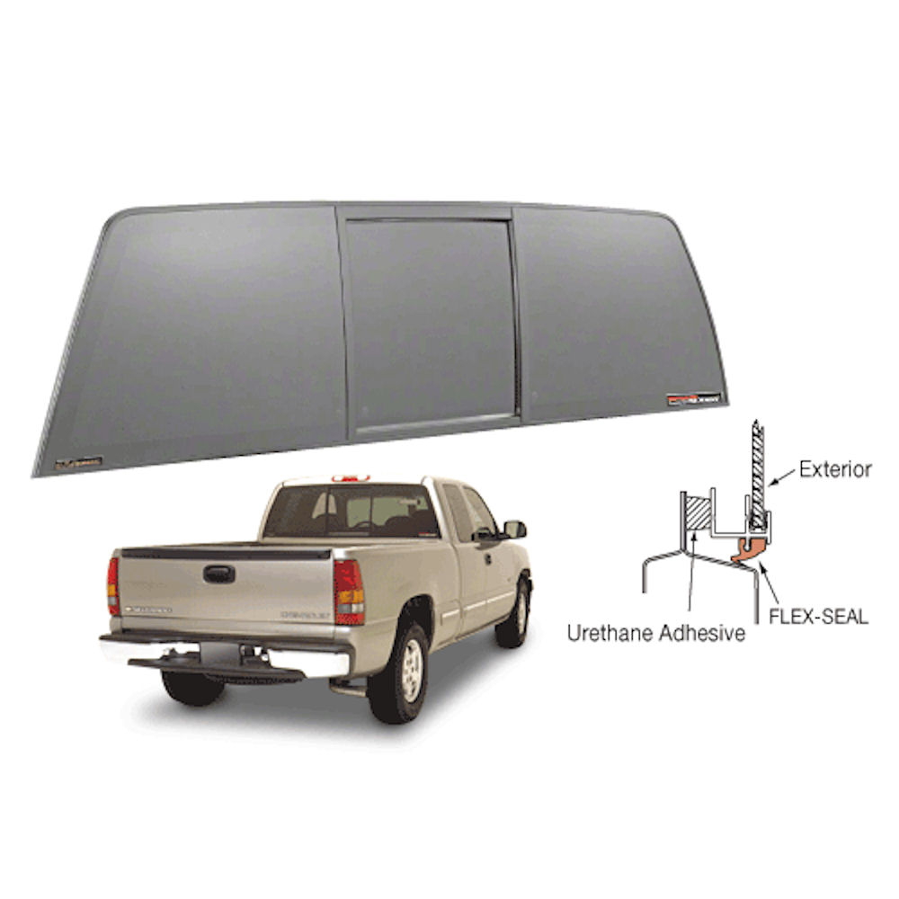 Heck-Schiebefenster elektrisch (Solar) 99-13 GM Trucks