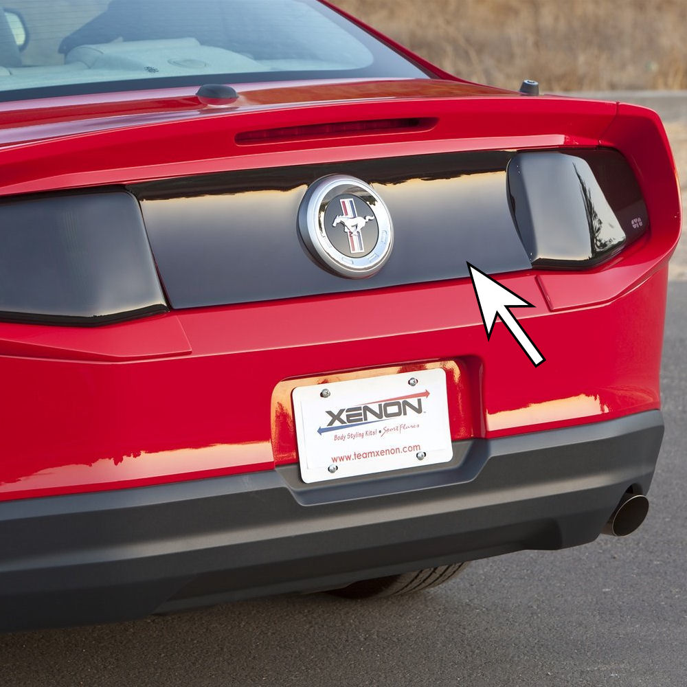 Heckblende Kofferraum (Acryl) 10-14 Ford Mustang