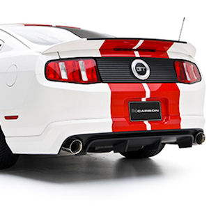 3D Carbon Hecksch�rze Ansatz f�r 2010-2014 Ford Mustang