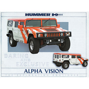 New Car Detail Card about the 06 Hummer H1 Alpha Vision