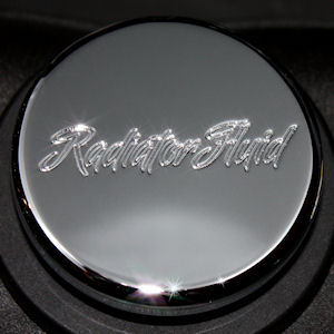 Verchromter K�hlwasser-Deckel f�r 2005-14 Ford Mustang