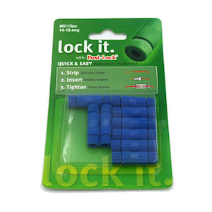 9x Posi Lock In-Line Kabelverbinder 601 (PL1416) blau
