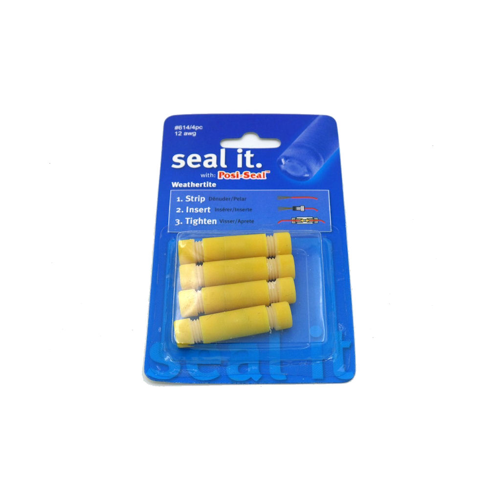 Kabelverbinder - Posi-Seal In-Line (614) 4x Gelb
