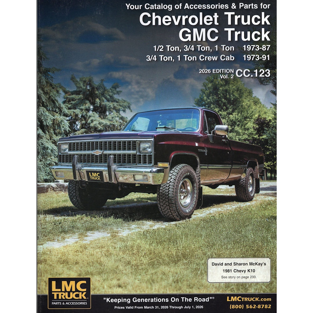 Katalog - 2026 LMC Parts (CC123) 73-87 Chevy Trucks