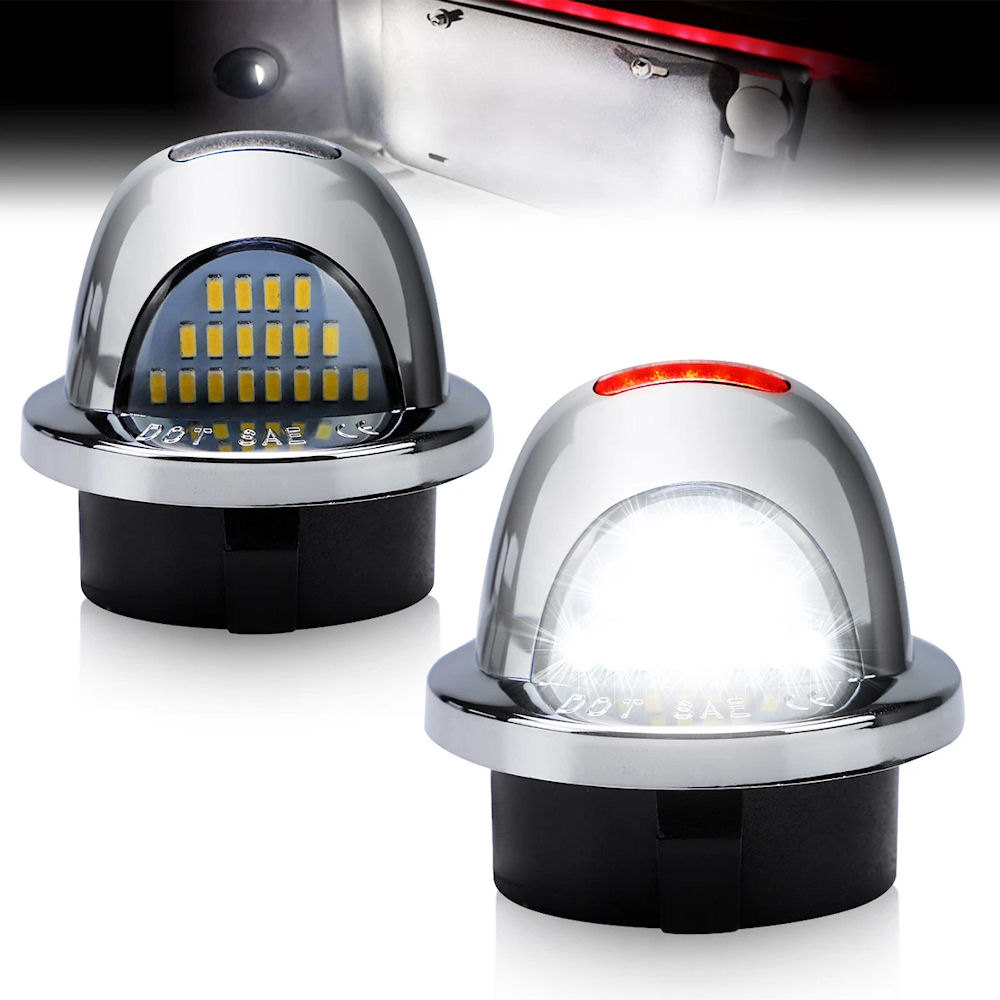 Kennzeichen-Beleuchtung LED (Chrom) 97-14 Ford F150