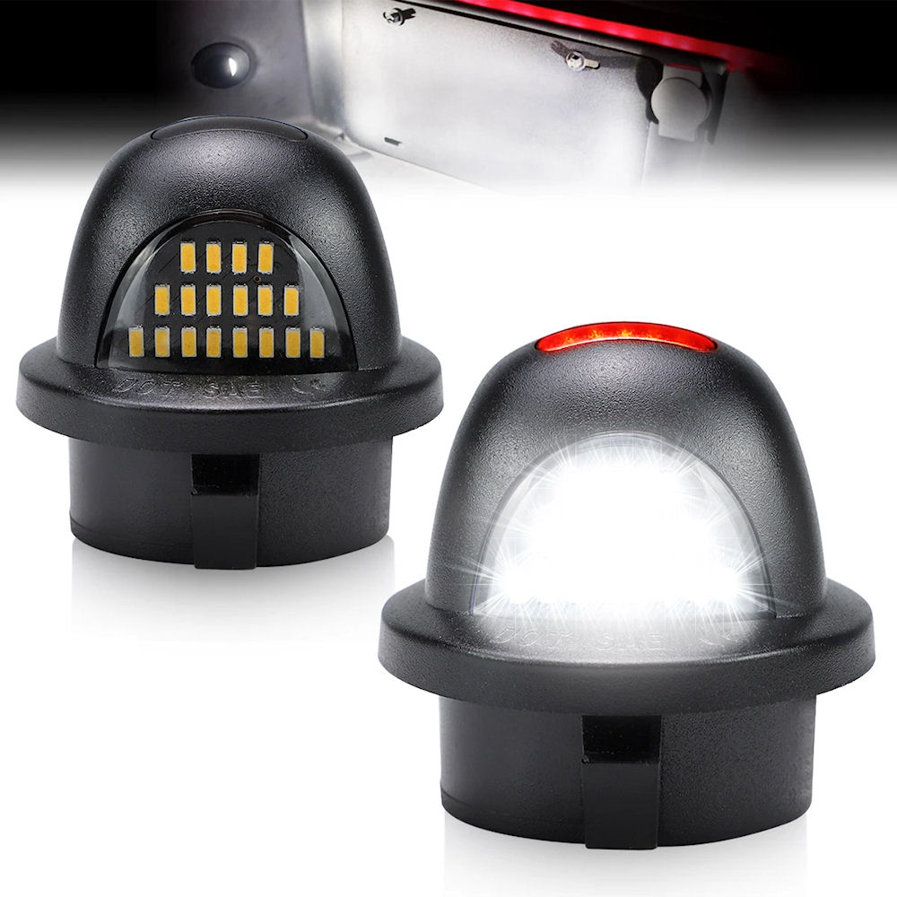 Kennzeichen-Beleuchtung LED (schwarz) 97-14 Ford F150