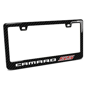 Karbon Kennzeichen-Umrandung f�r 10-24 Chevy Camaro SS