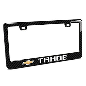 Karbon Kennzeichen-Umrandung f�r 1995-2024 Chevy Tahoe