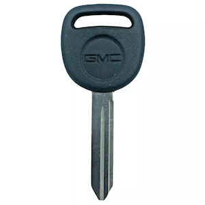 Spare Key Blank with GMC Logo for 1999-09 GMC Trucks