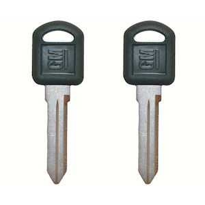 Spare Key Blanks with GM Logo from Strattec for 1995-99