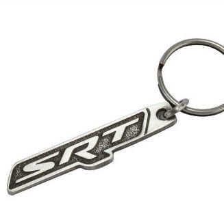 Dodge Life SRT� Metal Antique Silver Key Chain