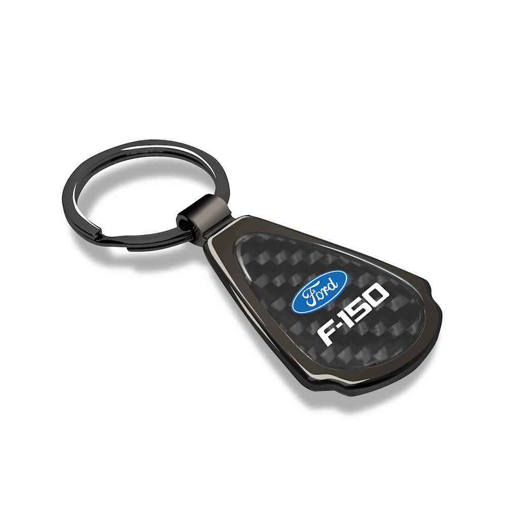 Key Chain - Metal with Carbon (black) Ford F150