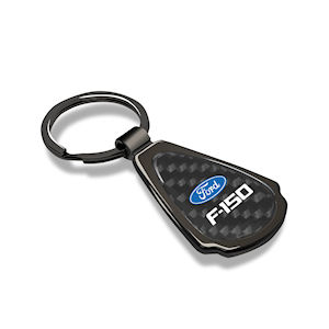 Gunmetal Key Chain with Carbon Fiber for Ford F150