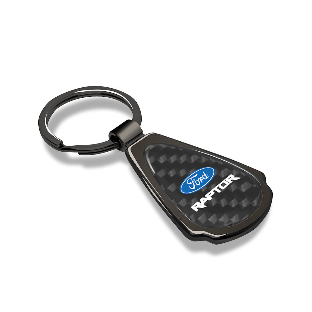 Key Chain - Metal with Carbon (black) Ford Raptor