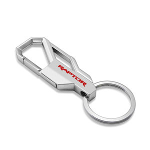 Silver Ford Raptor Snap Hook Carabiner Key Chain/Fob