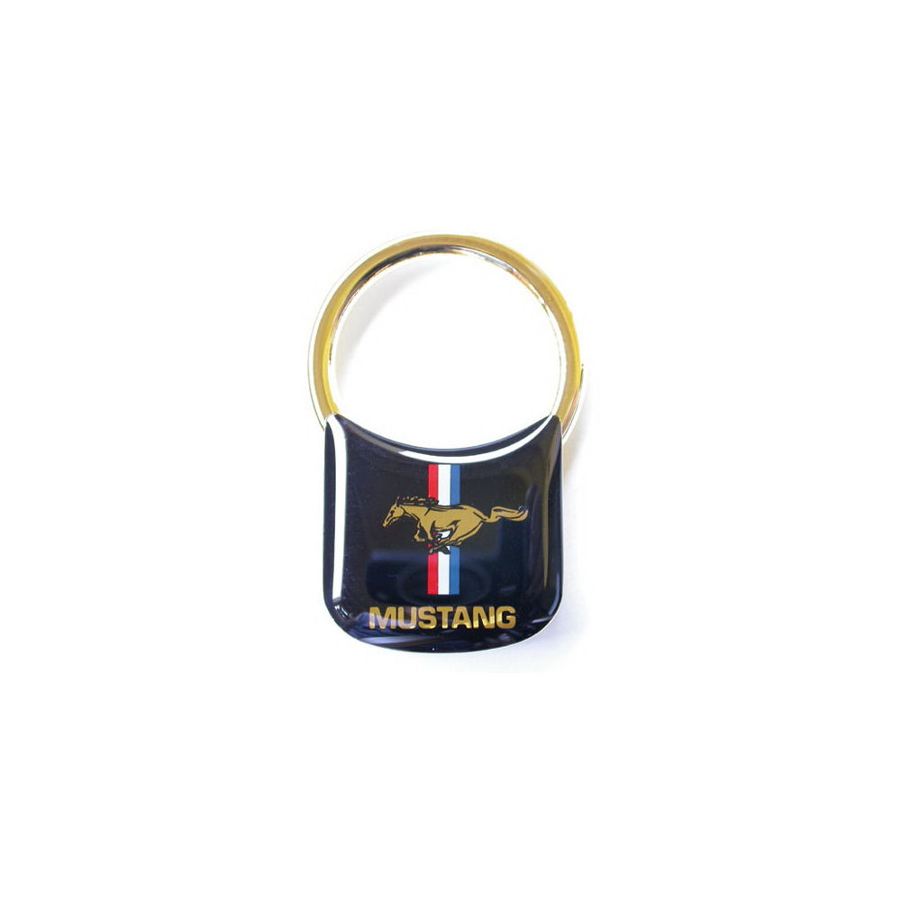 Key Ring - Ford Mustang Tri-Bar Pony