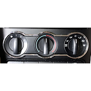 Chrom Klimakontroll-Blende f�r 2005-2009 Ford Mustang