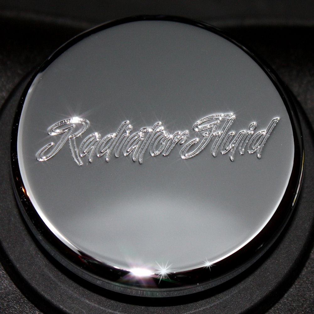 K�hlwasser-Deckel Cover (Chrom) 05-14 Ford Mustang