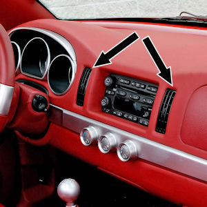 GM L�ftungsauslass-Blende Mitte f�r 03-06 Chevrolet SSR