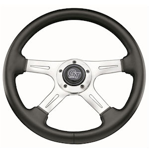 Signature Series Vinyl-Sportlenkrad (4-Speichen) BLACK Signature Series Vinyl-Sportlenkrad (4-Speichen) BLACK