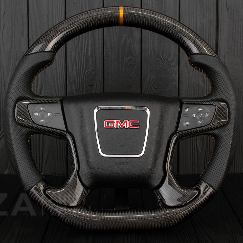 Lenkrad (Leder/Karbon/Kupfer) 14-18 GMC Sierra