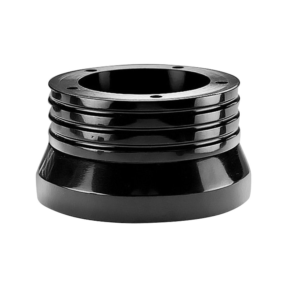 Lenkrad Spacer 3 Loch, Universal Lenkrad für 3 Loch 0,5 Zoll Naben Spacer Pad für 6 Loch Adapter(Silber