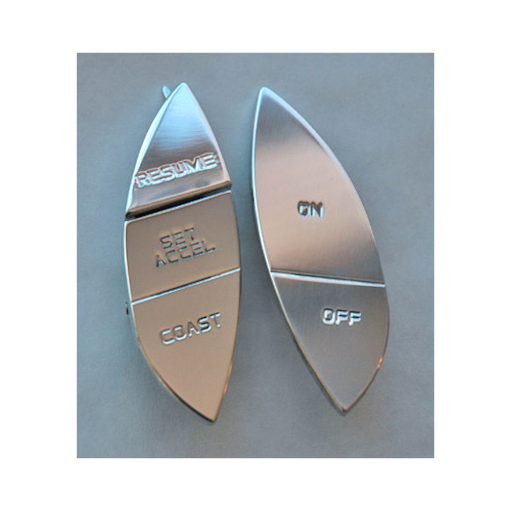 Lenkrad-Tasten Aluminium (poliert) 94-04 Ford Mustang