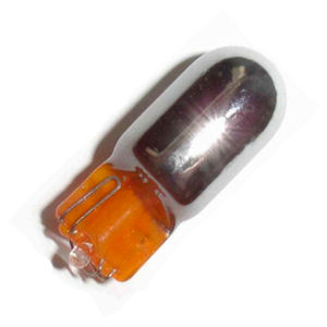 1x Chrom Glas-Glühfadenbirne Typ 194/T10 W5W (gelb) 1x Chrom Glas-Glühfadenbirne Typ 194/T10 W5W (gelb)