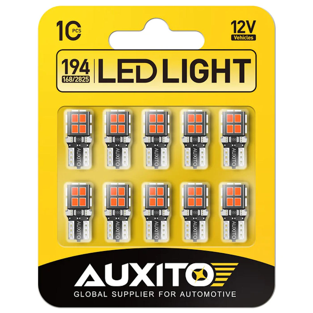Leuchtmittel - 194/T10 LED-14 SMD Canbus (rot) 10x