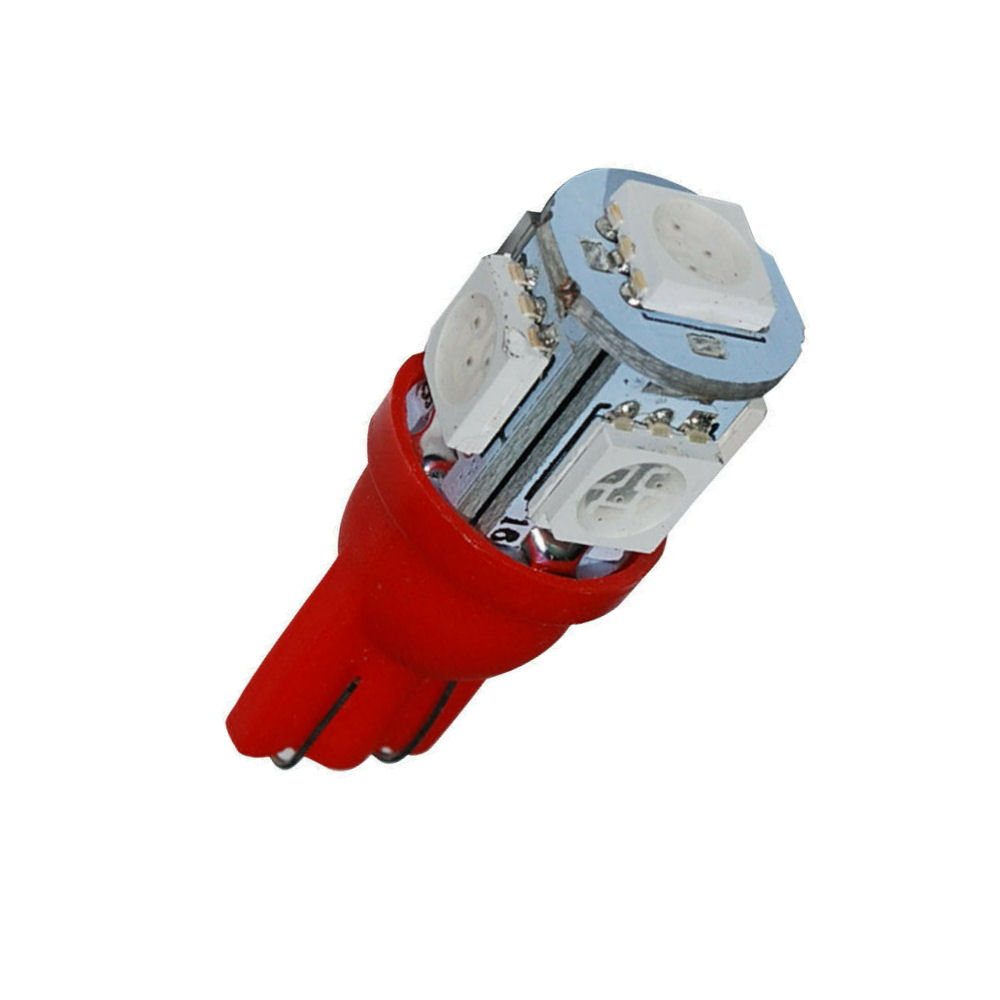 Leuchtmittel - 194/T10 LED-5 SMT SMD 5050 (rot) 1x