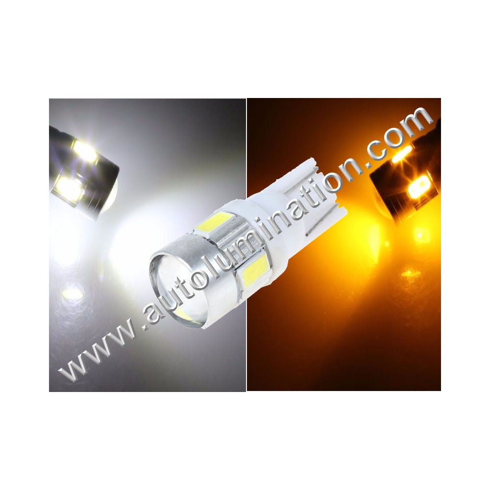 Leuchtmittel - 194/T10 LED-6 Switchback (wei�/gelb) 1x