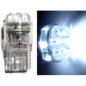 1x LED Leuchtmittel Typ 7443 mit T20 Stecksockel (weiß) 1x LED Leuchtmittel Typ 7443 mit T20 Stecksockel (weiß)