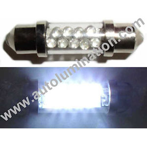 1x LED Leuchtmittel Typ Festoon 39mm T3 Sockel (12V 1W) 1x LED Leuchtmittel Typ Festoon 39mm T3 Sockel (12V 1W)