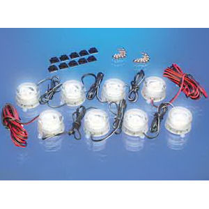 8x Foliatec LED-Spot (Beleuchtung f�r Unterboden) blau