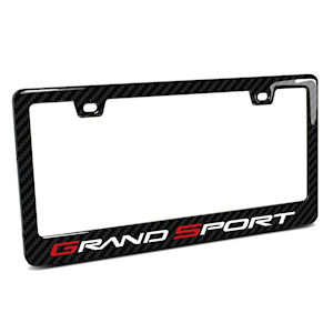 Carbon License Plate Frame (10-19 Corvette Grand Sport)