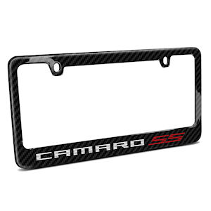 Carbon License Plate Frame (2010-24 Chevy Camaro SS)