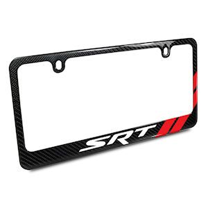 Carbon License Plate Frame for 2004-2024 Dodge SRT