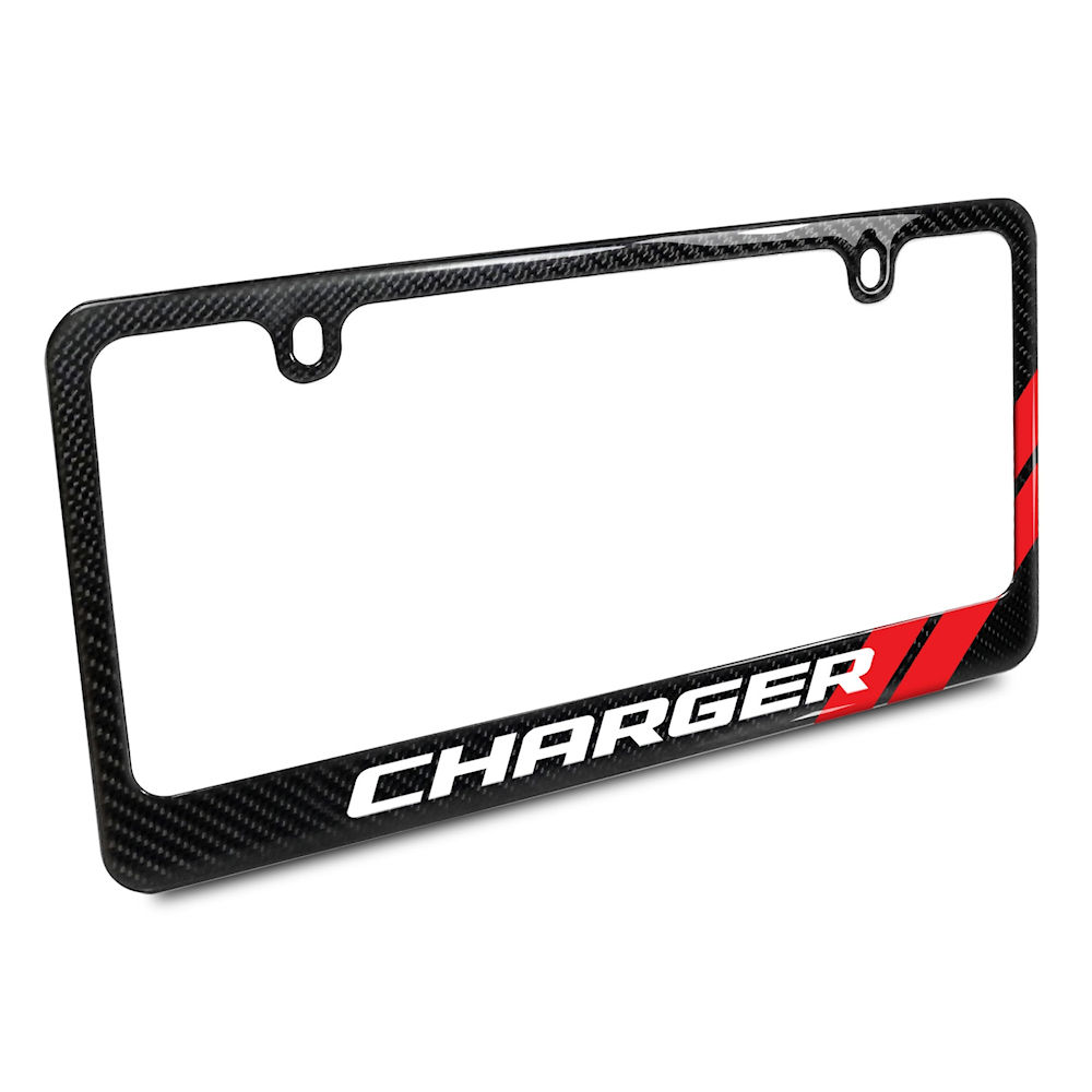 License Plate Frame (Carbon) 06-24 Dodge Charger